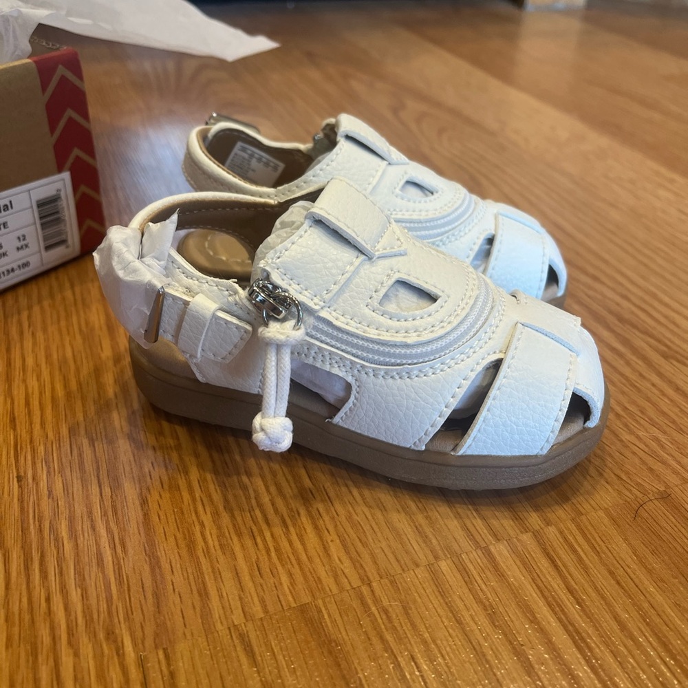 Billy Footwear Adaptive Shoes White Sandal